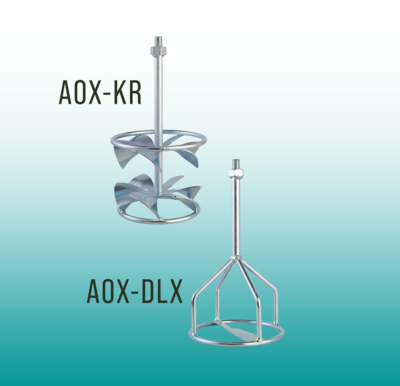 Mischwerkzeug DLX und KR für den AOX Mischer von Collomix