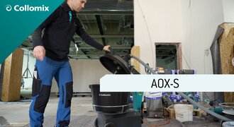 Videotitel AOX-Klebermischer beim Mischen großer Mengen Fliesenkleber